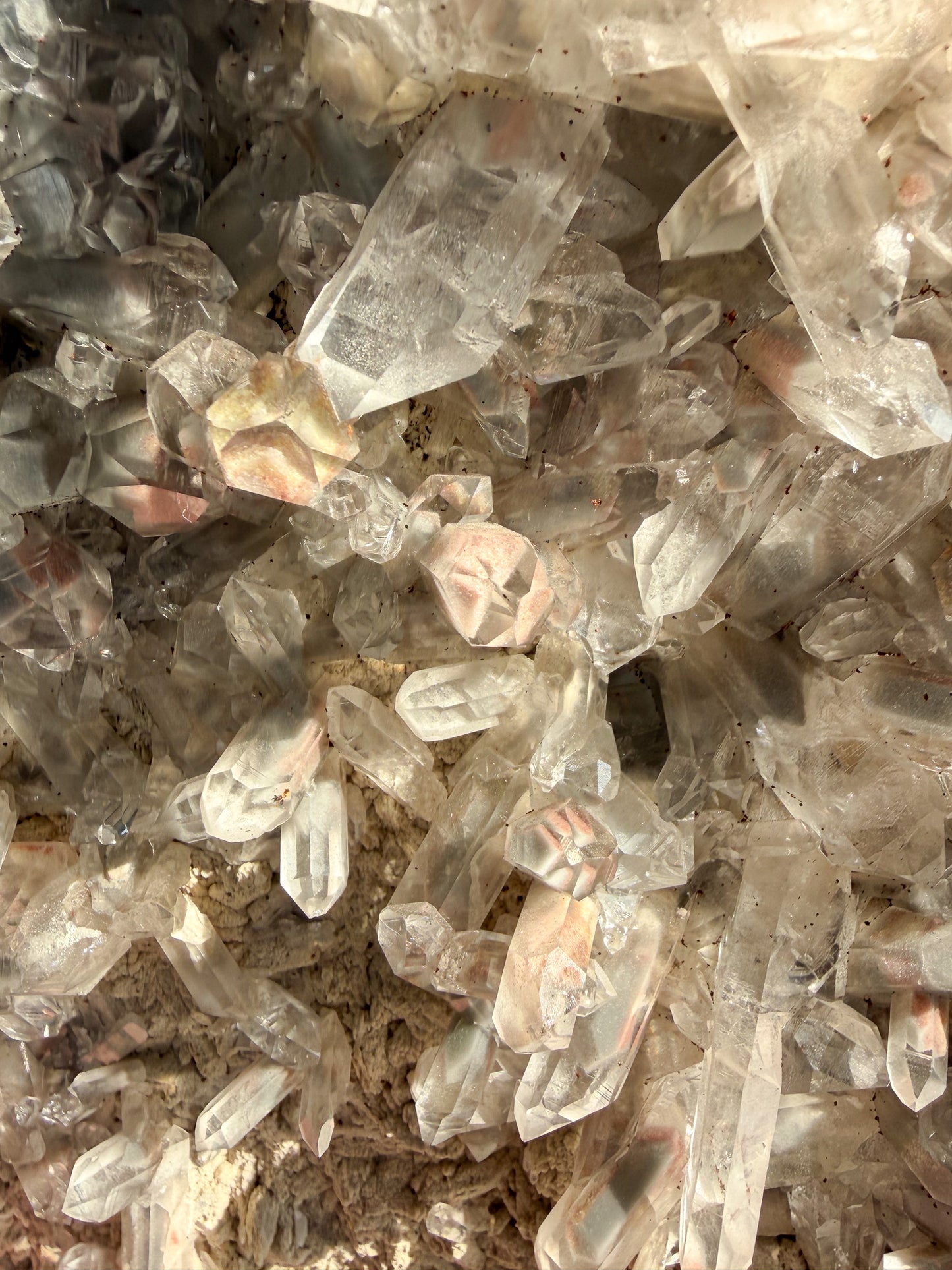 Large Double Sided Quartz on Rotating Stand