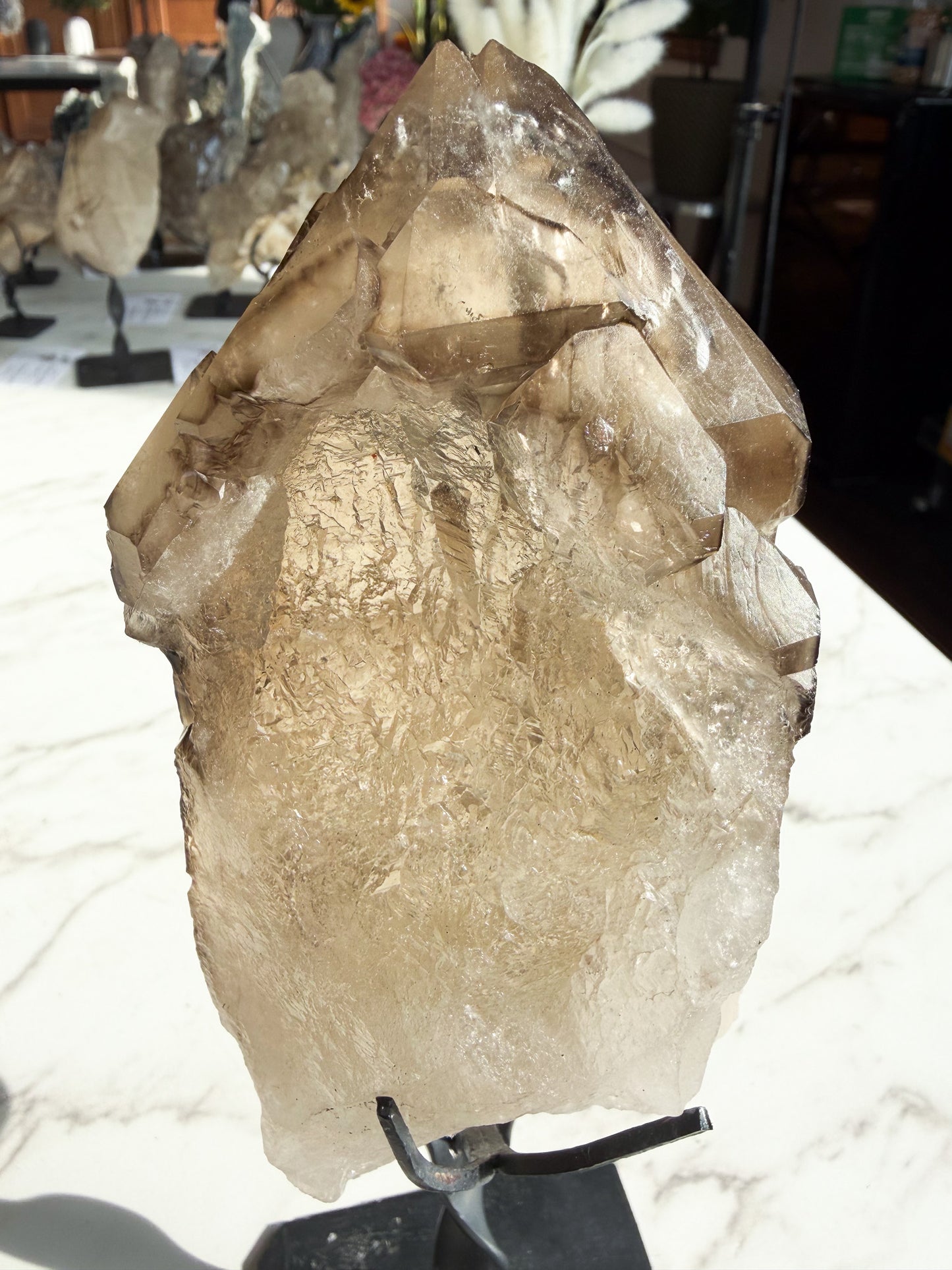 Elestial Citrine on Custom Stand