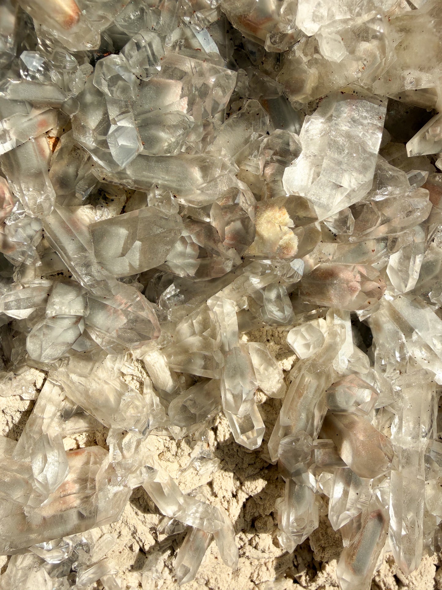 Large Double Sided Quartz on Rotating Stand