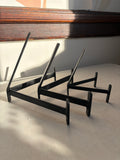 Black iron display stand