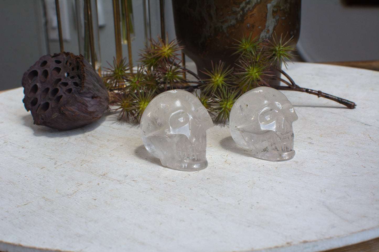 Small Quartz Skulls