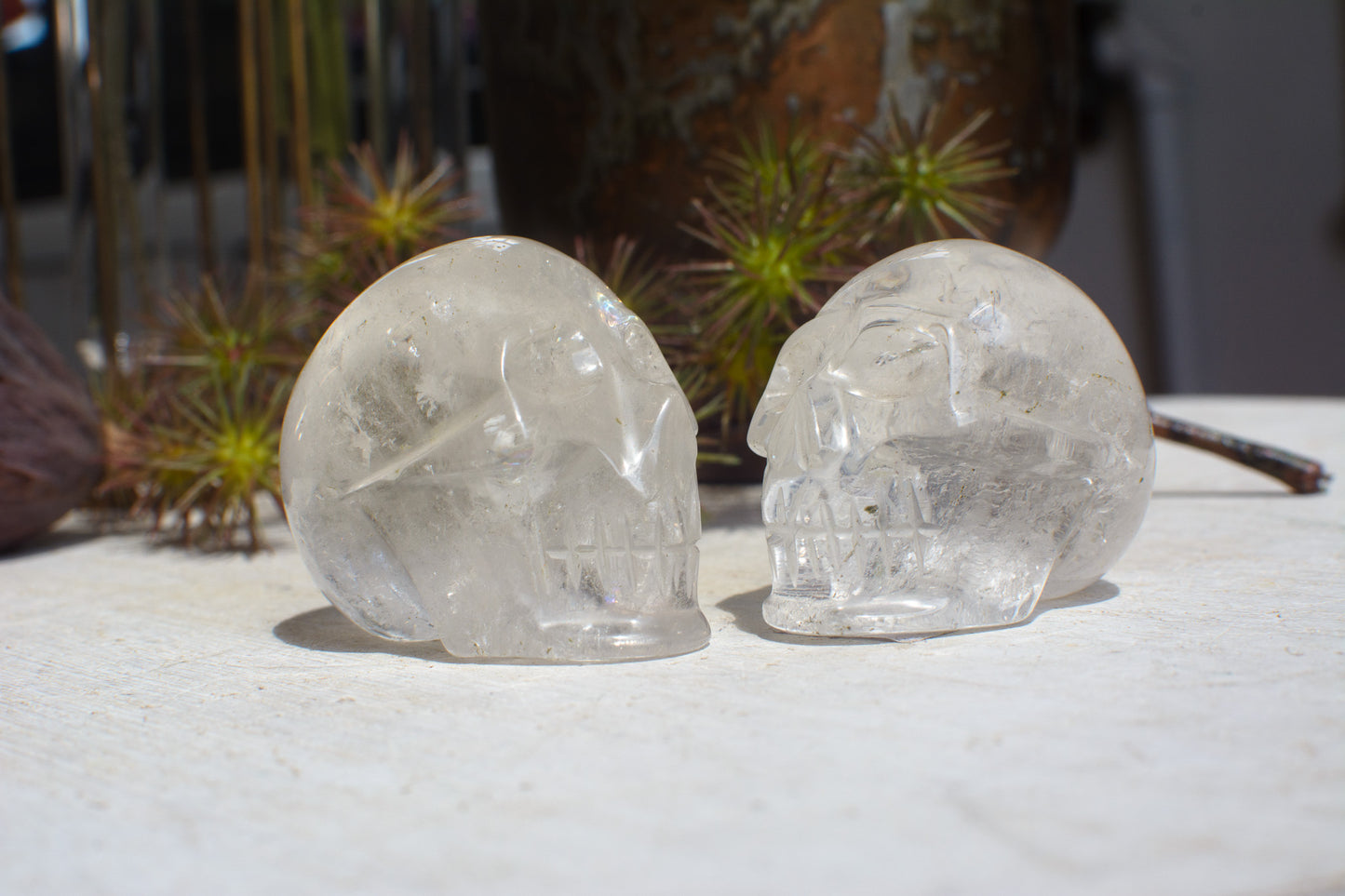 Small Quartz Skulls