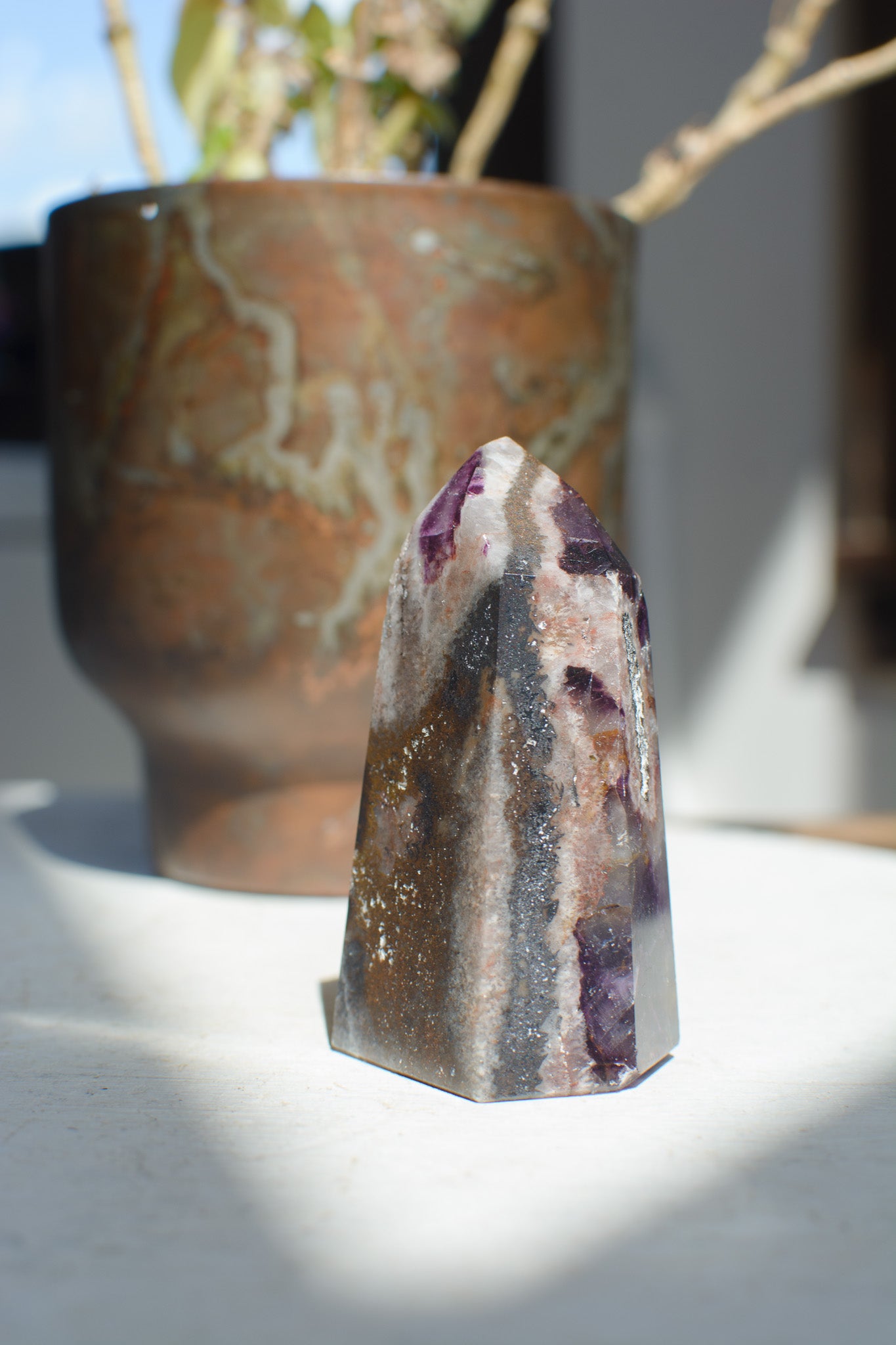 Brazilian Flourite Tower