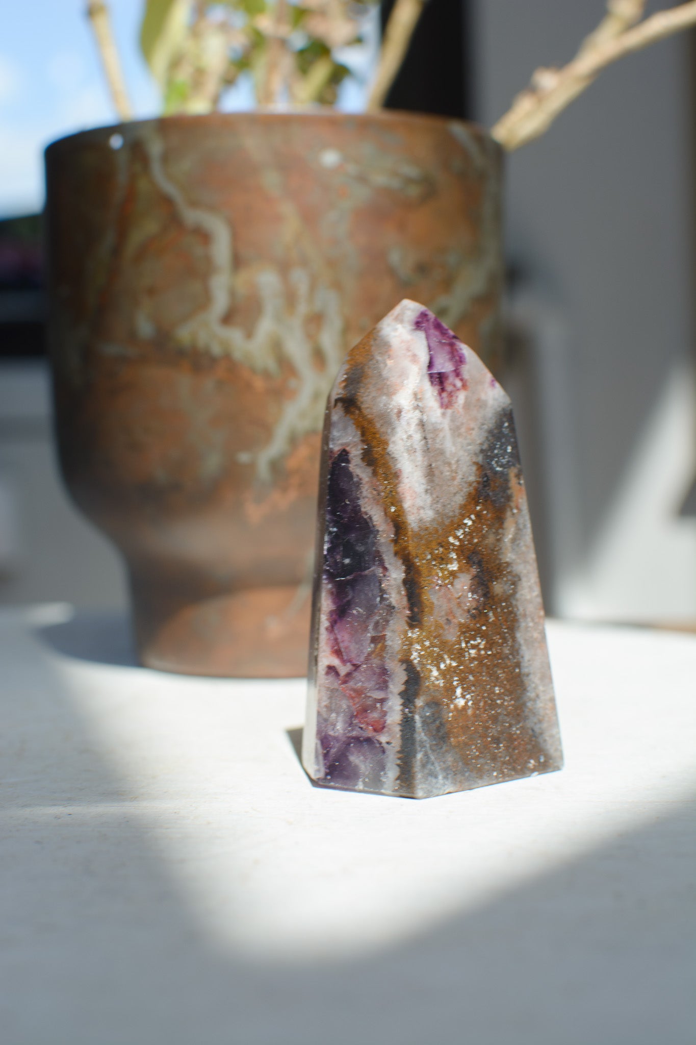 Brazilian Flourite Tower