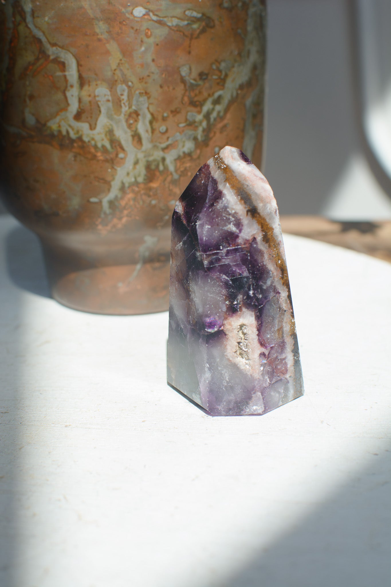 Brazilian Flourite Tower