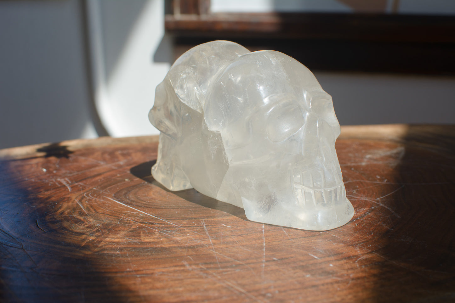 Champagne Citrine Skull