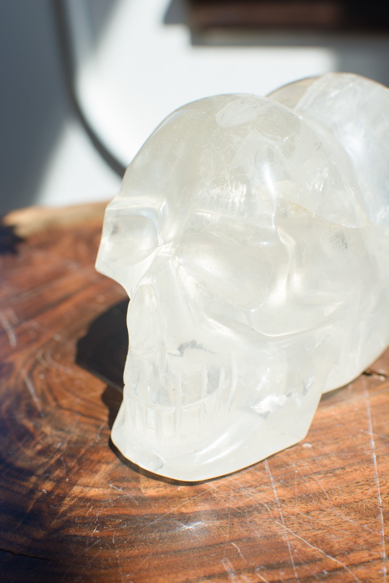 Champagne Citrine Skull