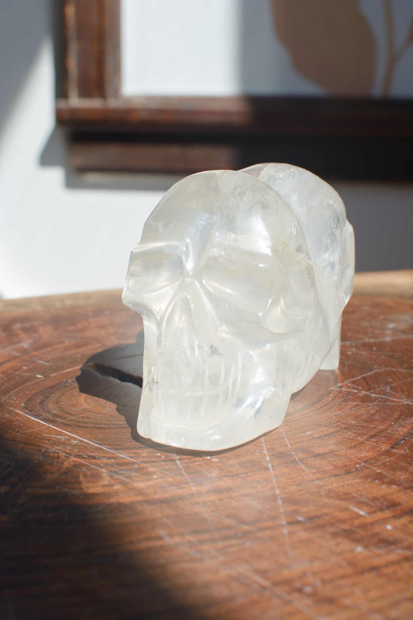 Champagne Citrine Skull