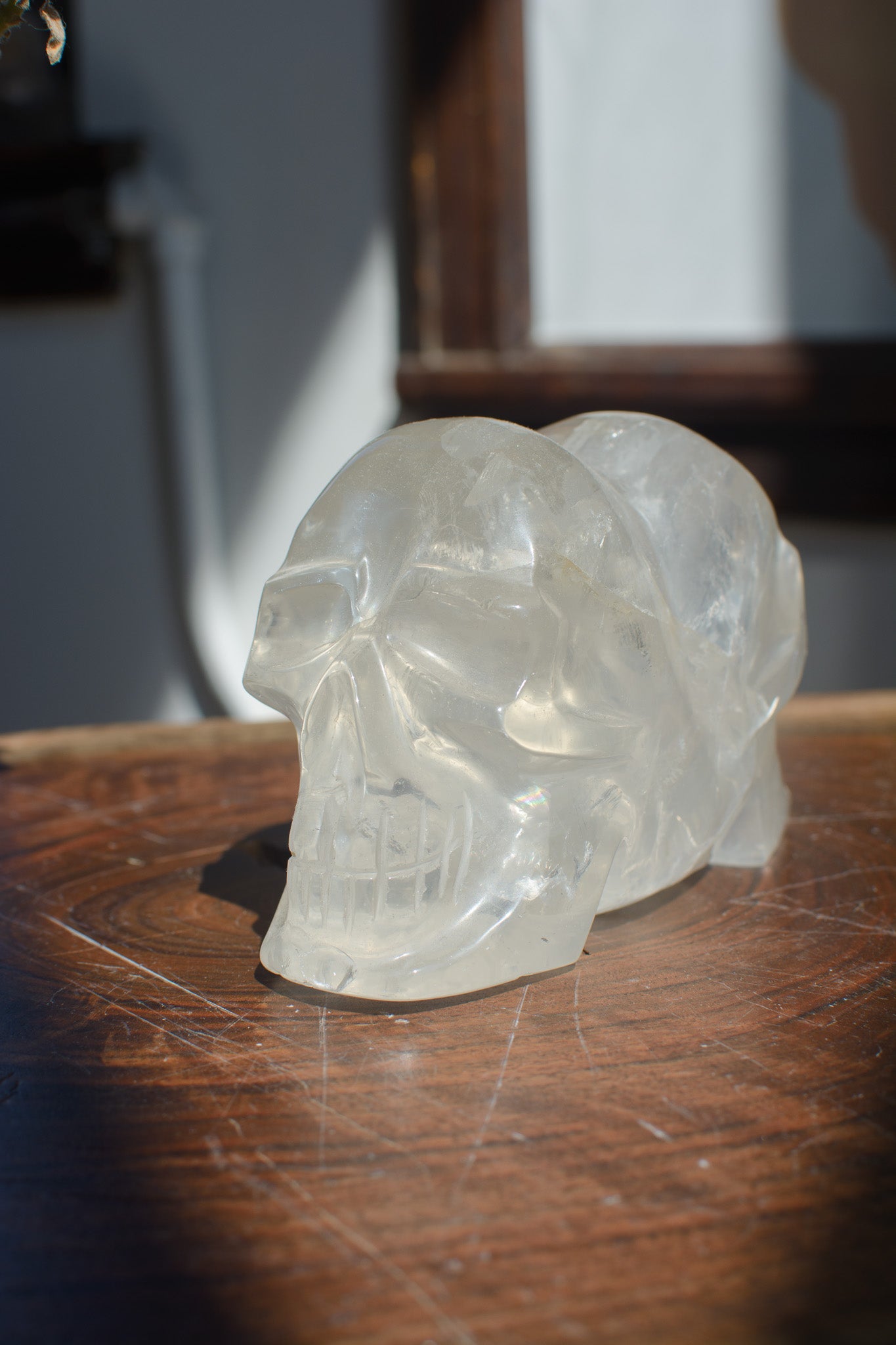 Champagne Citrine Skull