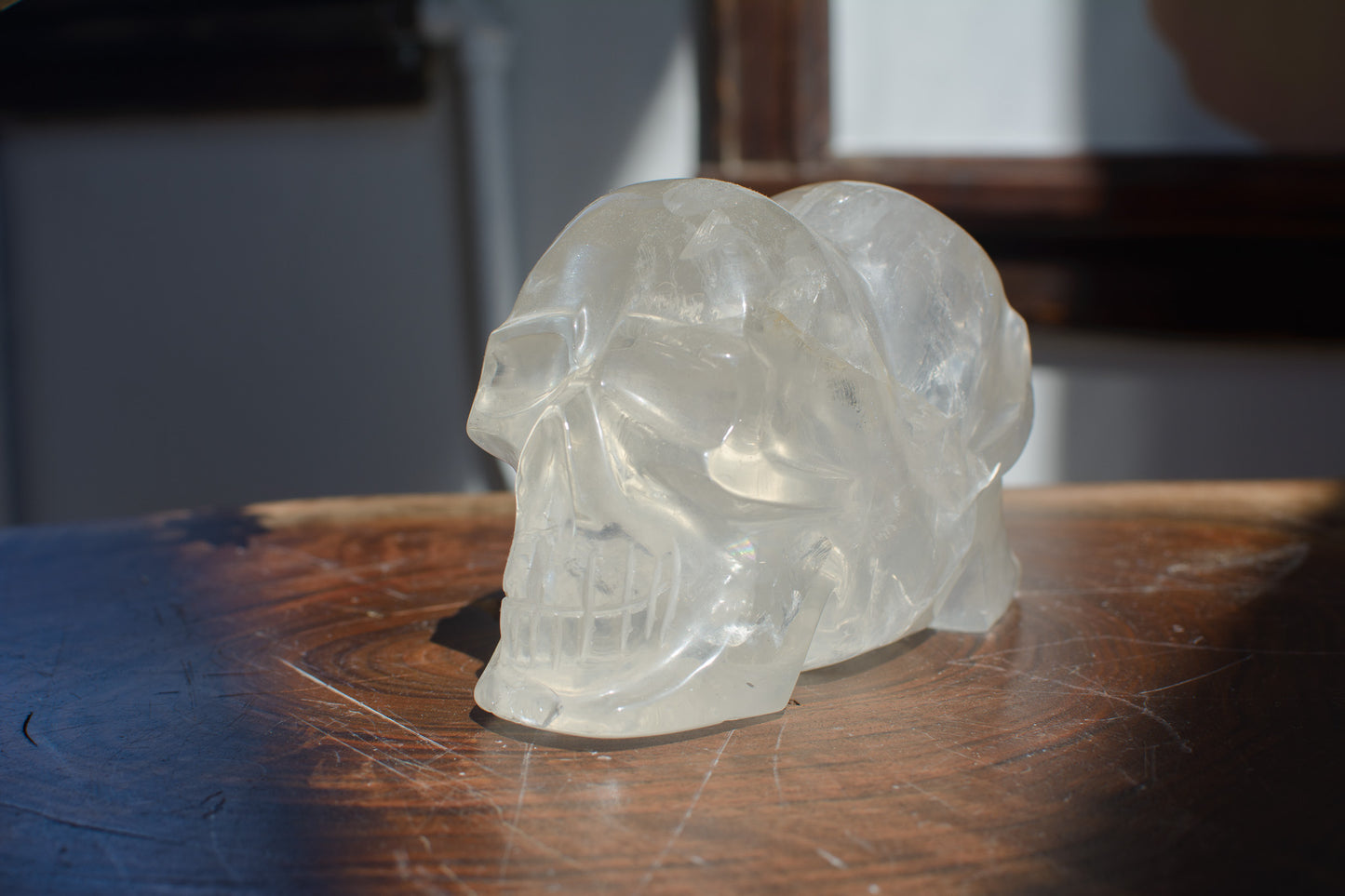 Champagne Citrine Skull