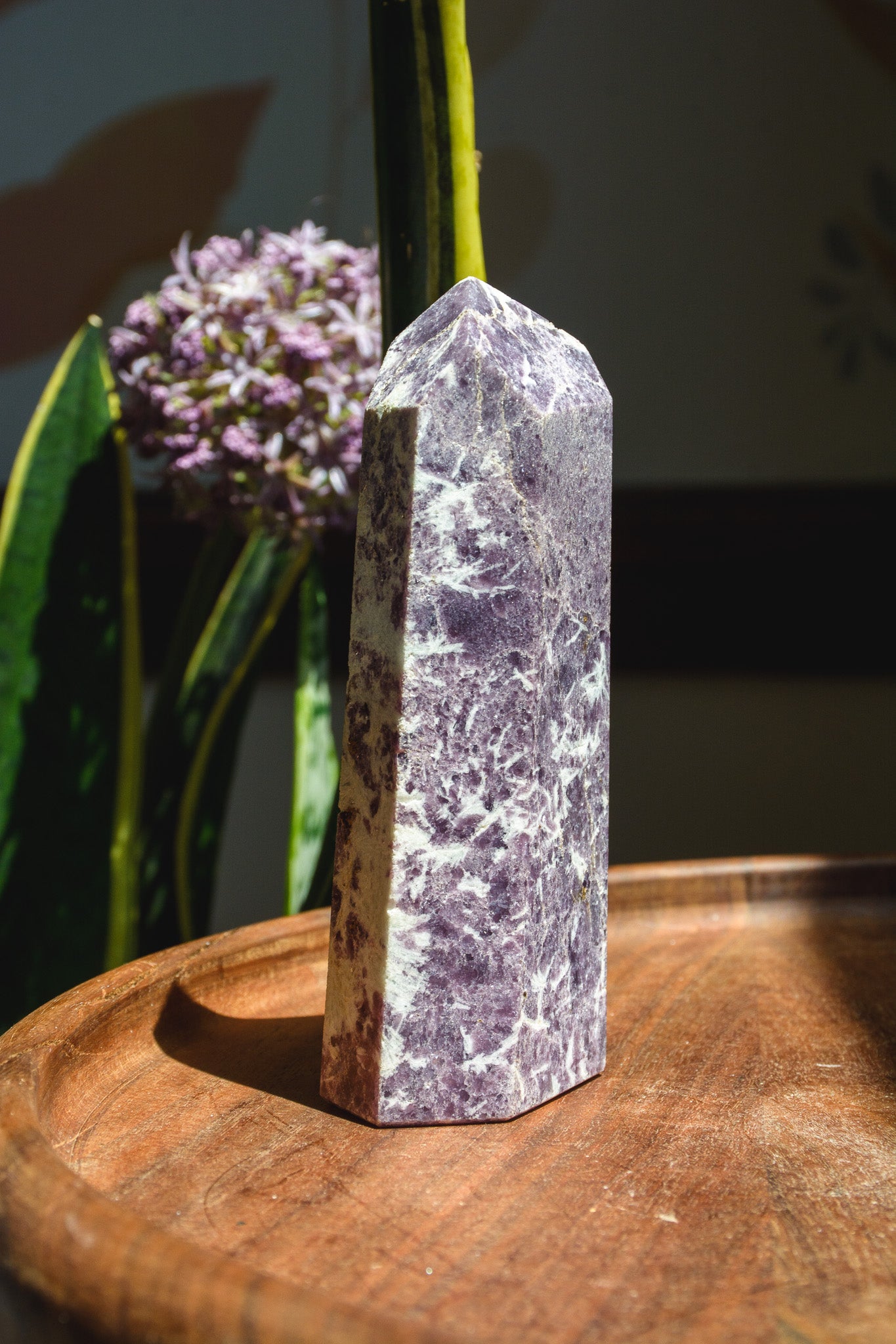 Lepidolite Tower from Minas Gerais Brazil