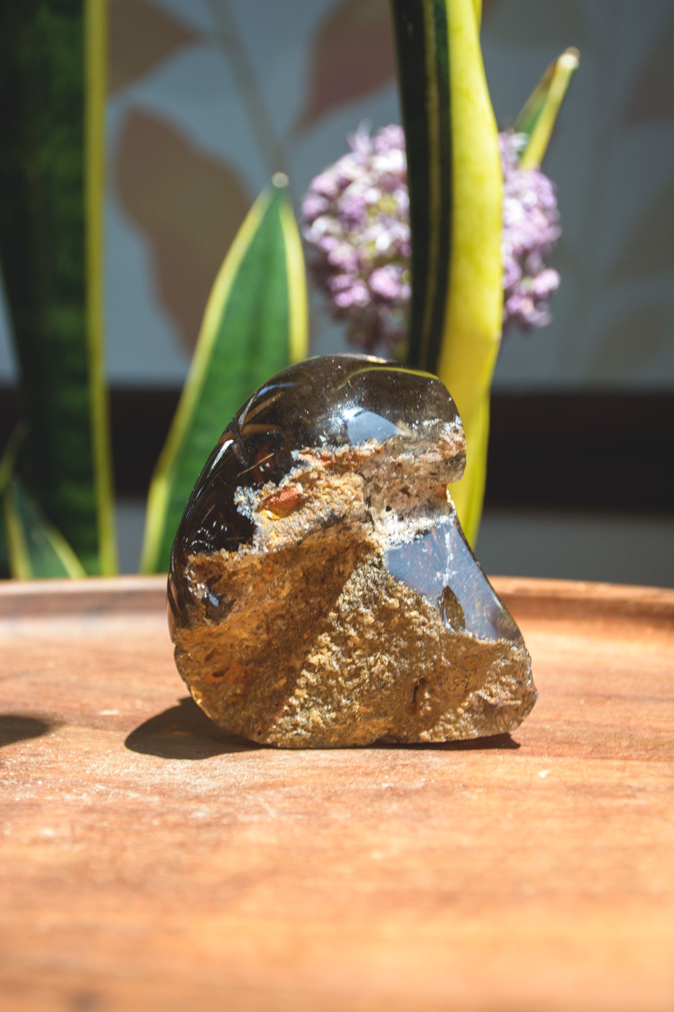 Pitico Smoky Quartz Skull Shaped Specimen