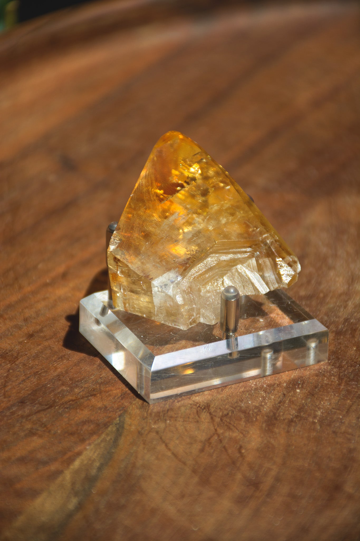 Golden Calcite Specimen from Elmwood Mine in Tennessee