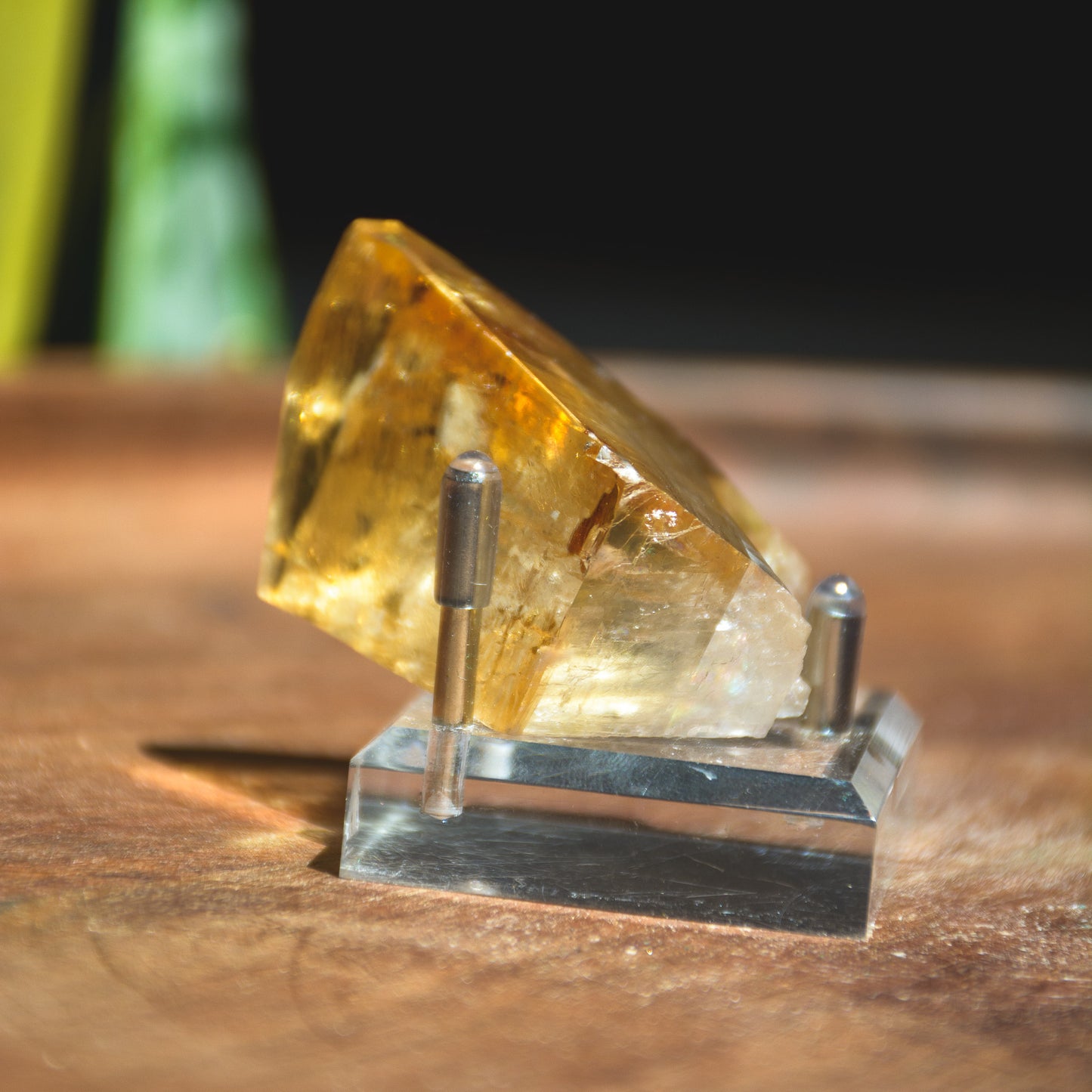 Golden Calcite Specimen from Elmwood Mine in Tennessee