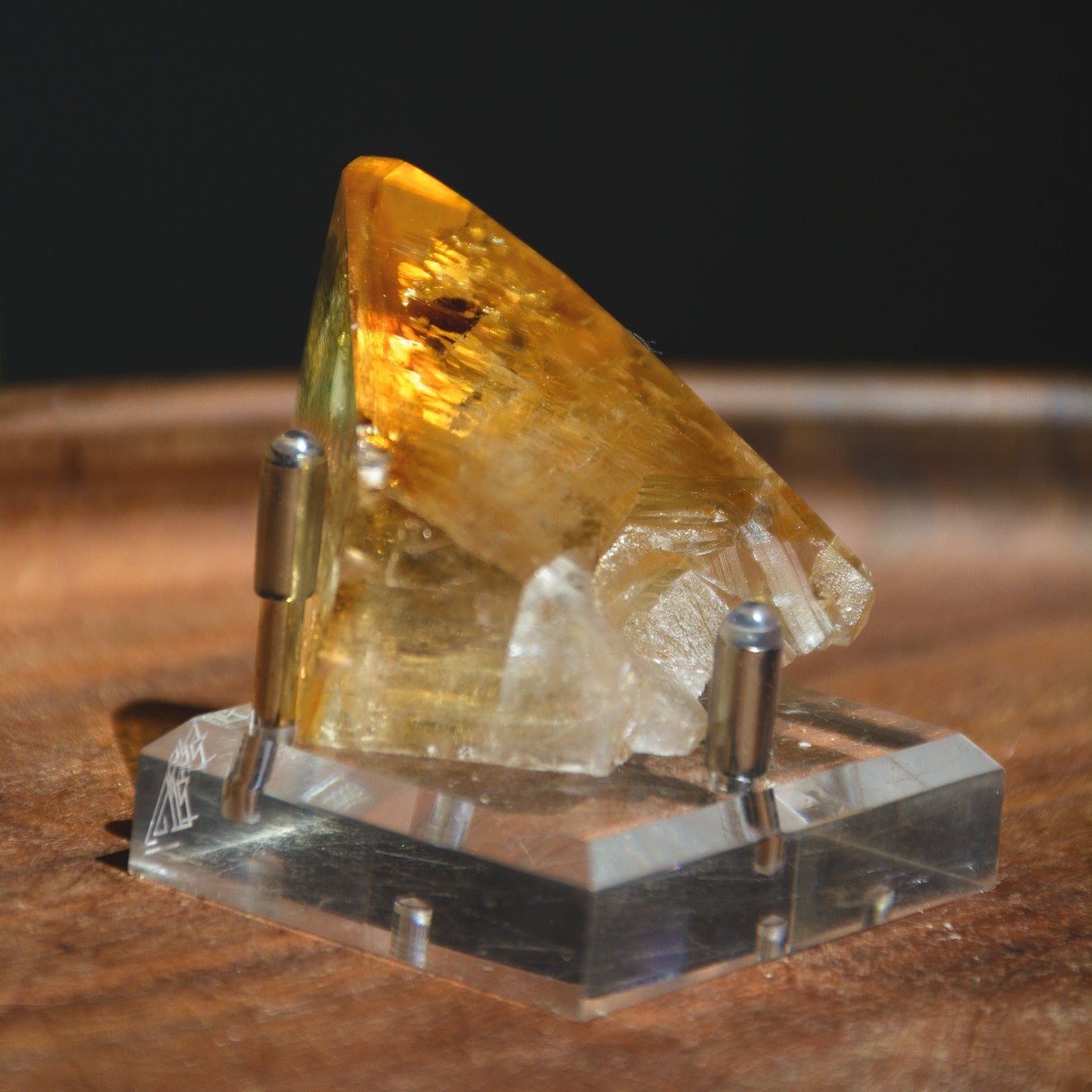 Golden Calcite Specimen from Elmwood Mine in Tennessee