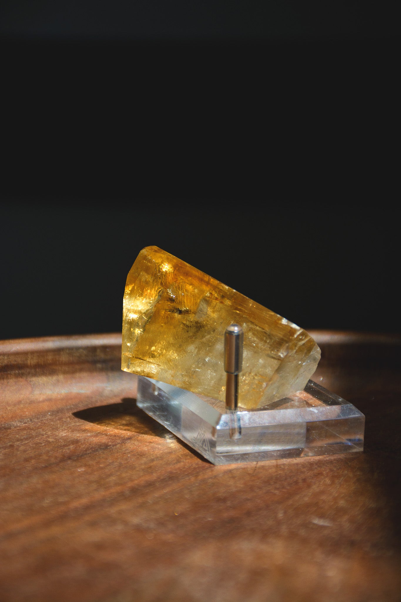 Golden Calcite Specimen from Elmwood Mine in Tennessee