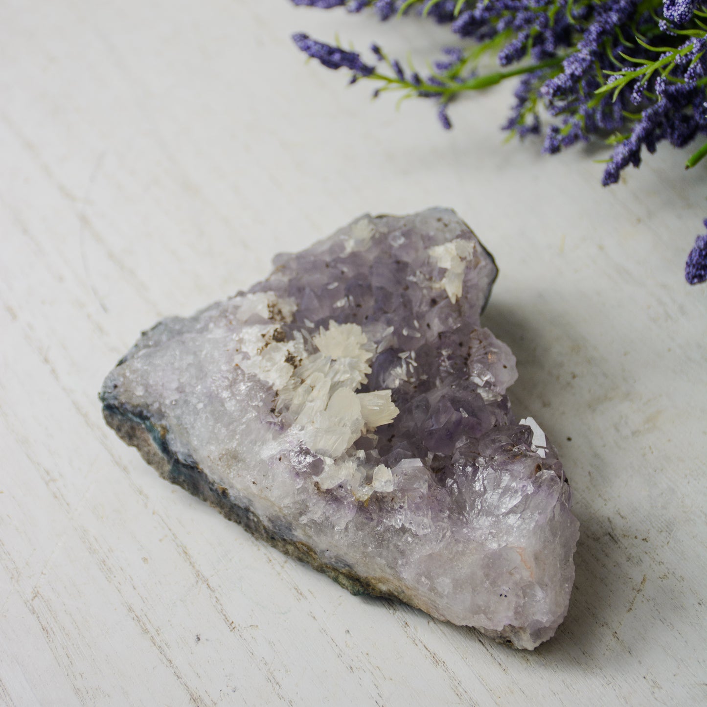 Amethyst with Snowflake Calcite | Surry Hills Stones
