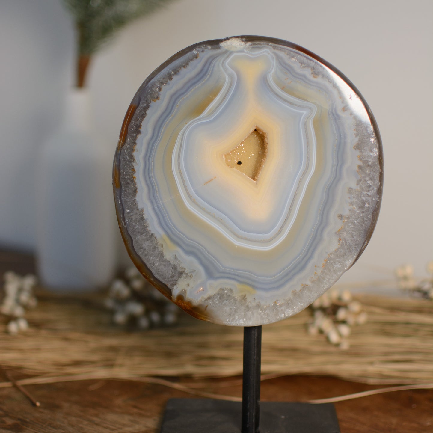 Agate Geode on Custom Stand | Surry Hills Stones