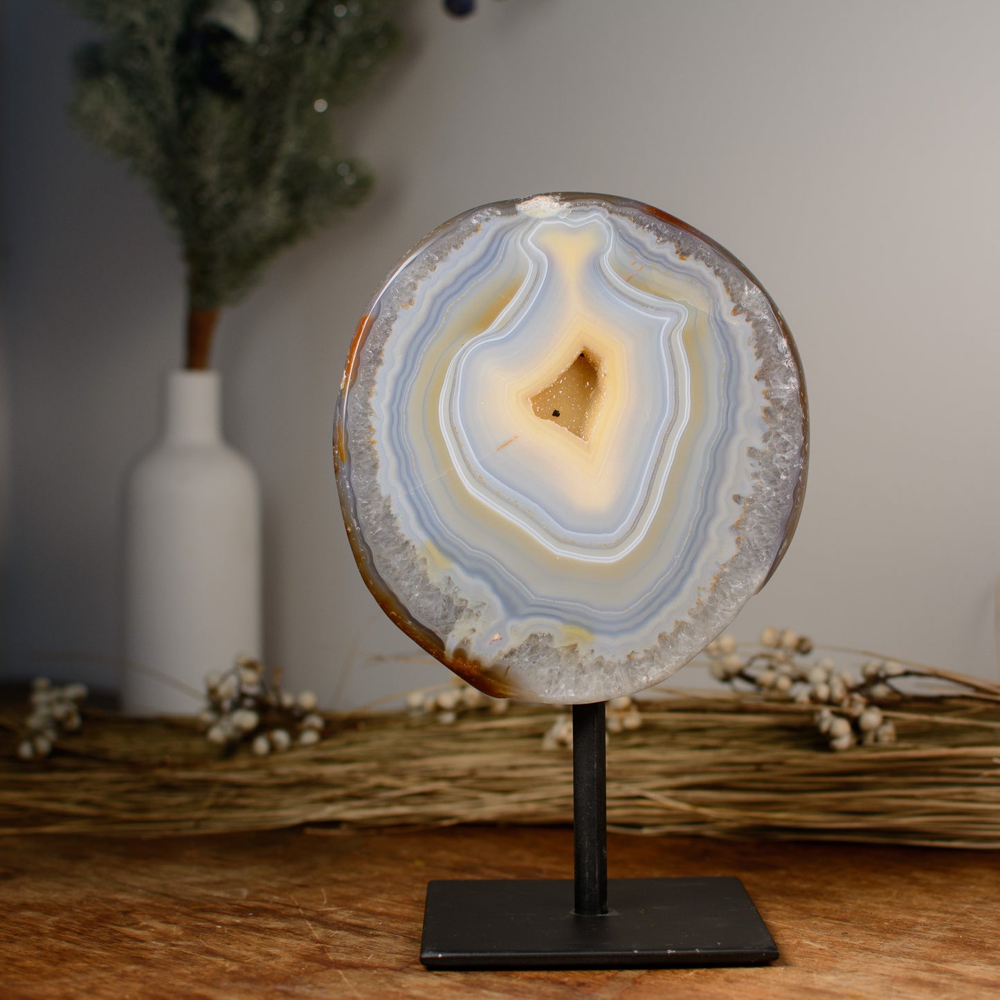 Agate Geode on Custom Stand | Surry Hills Stones