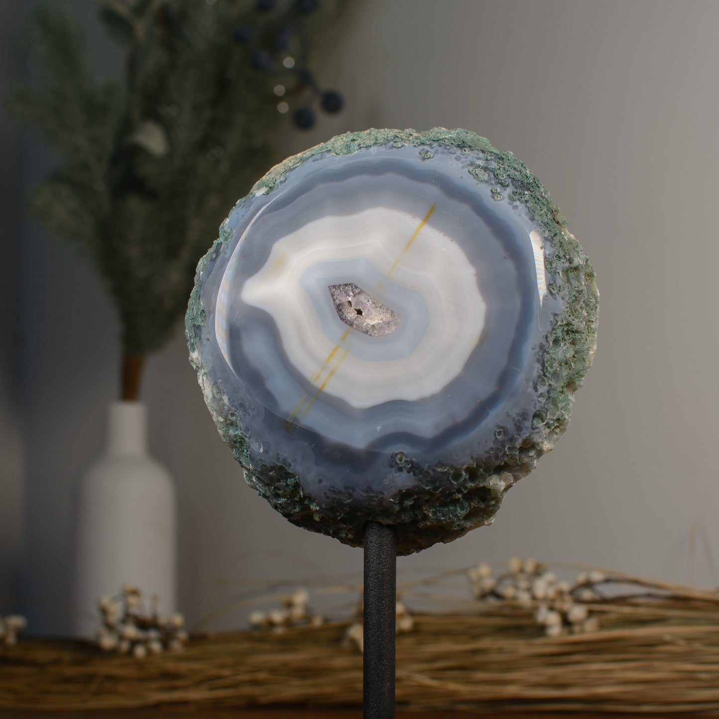 Agate Geode on Custom Stand | Surry Hills Stones