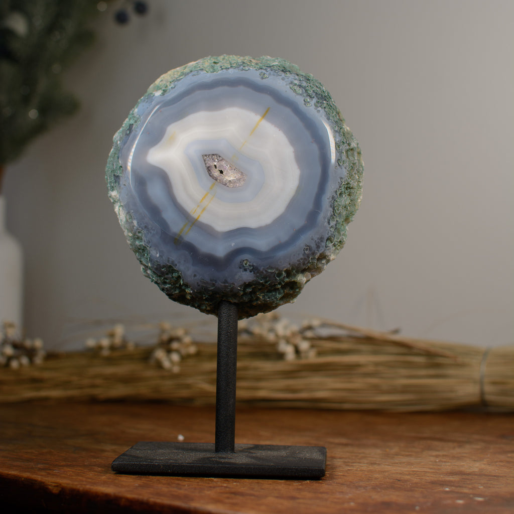 Agate Geode on Custom Stand | Surry Hills Stones