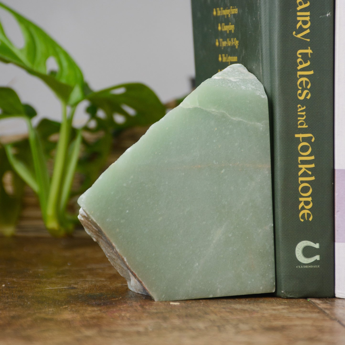 Green Aventurine Book Ends | SURRY HILLS STONES