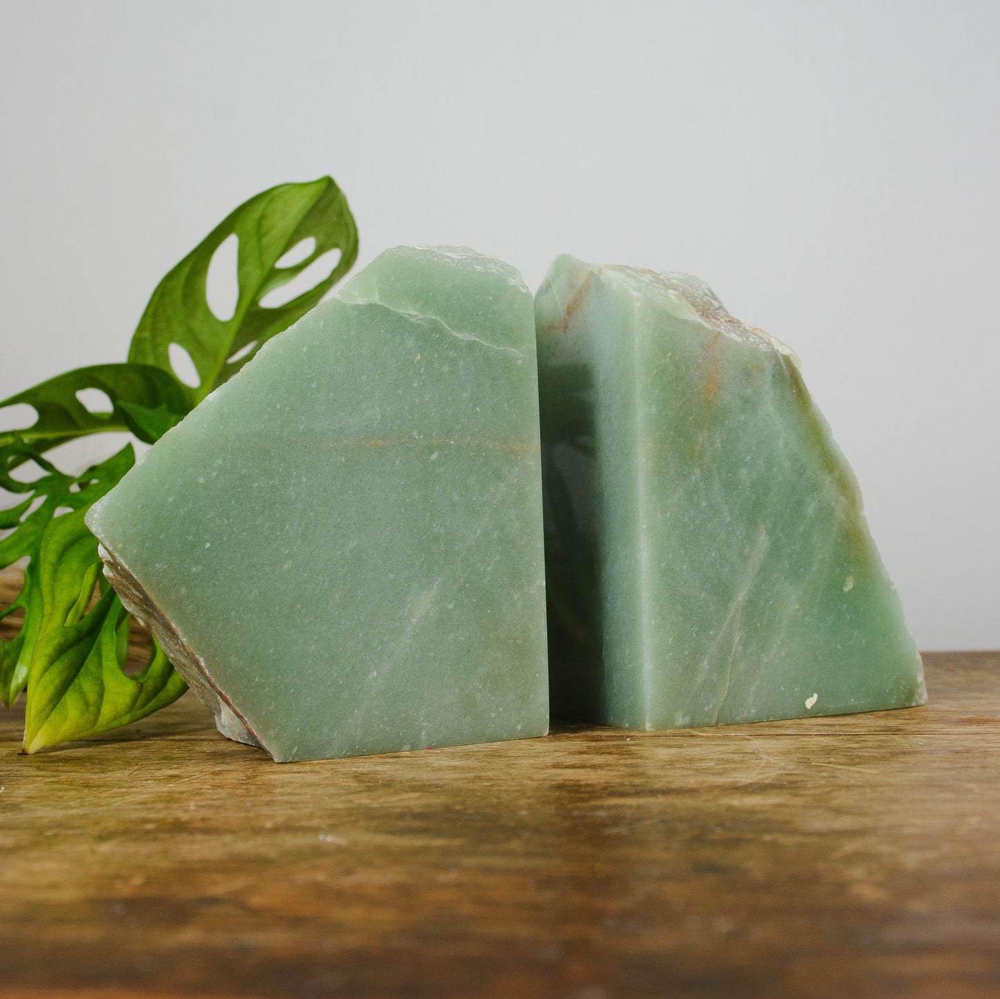 Green Aventurine Book Ends | SURRY HILLS STONES