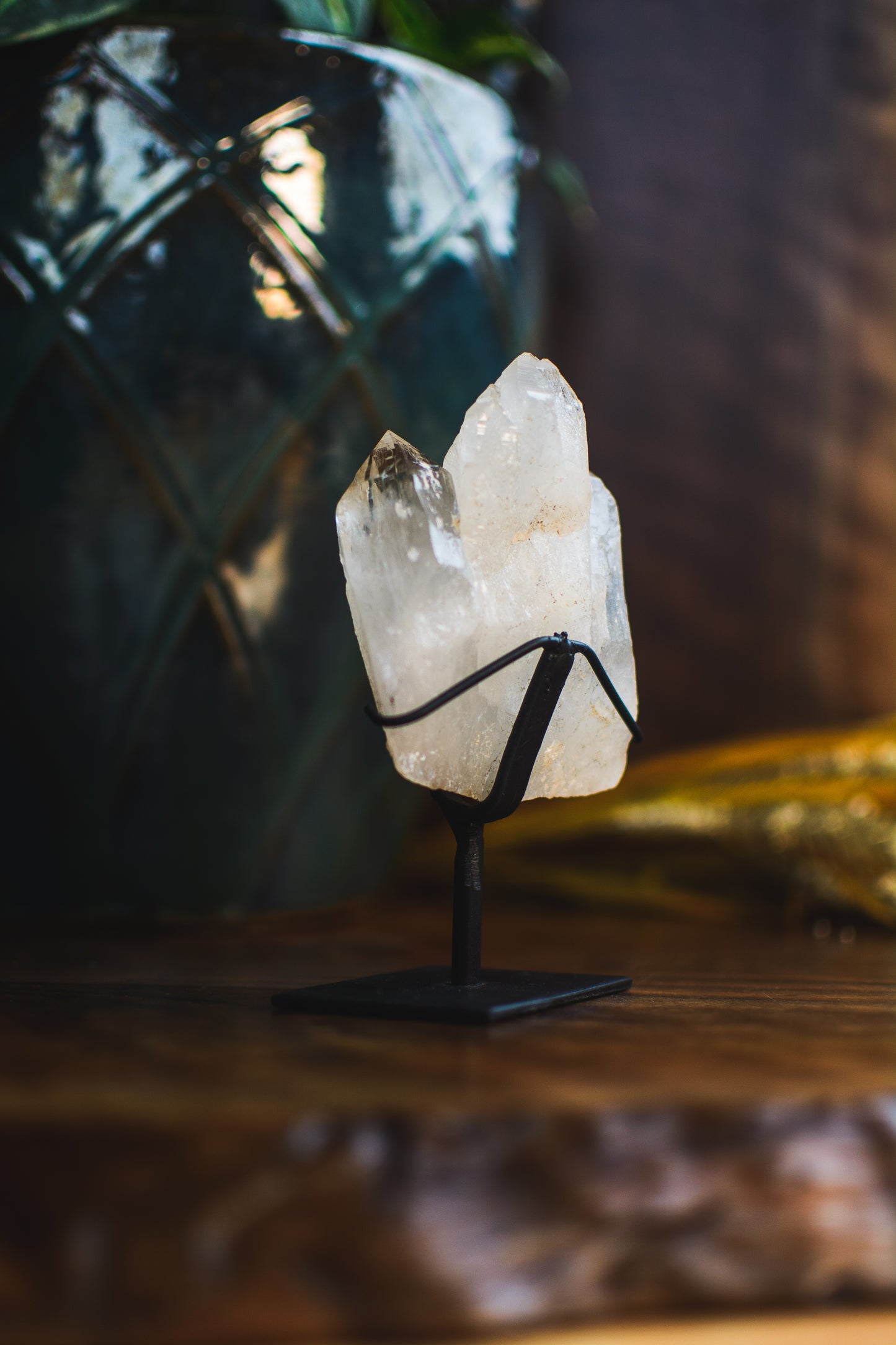 Cathedral Natural Citrine on Custom Stands | Surry Hills Stones