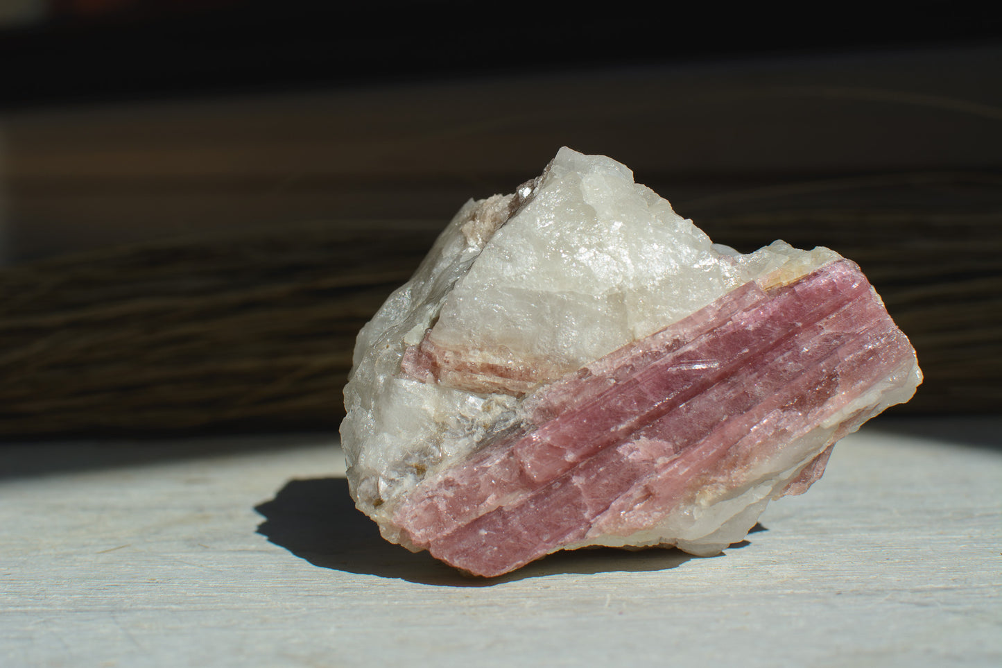 Pink Tourmaline on an Albite Matrix| Surry Hills Stones
