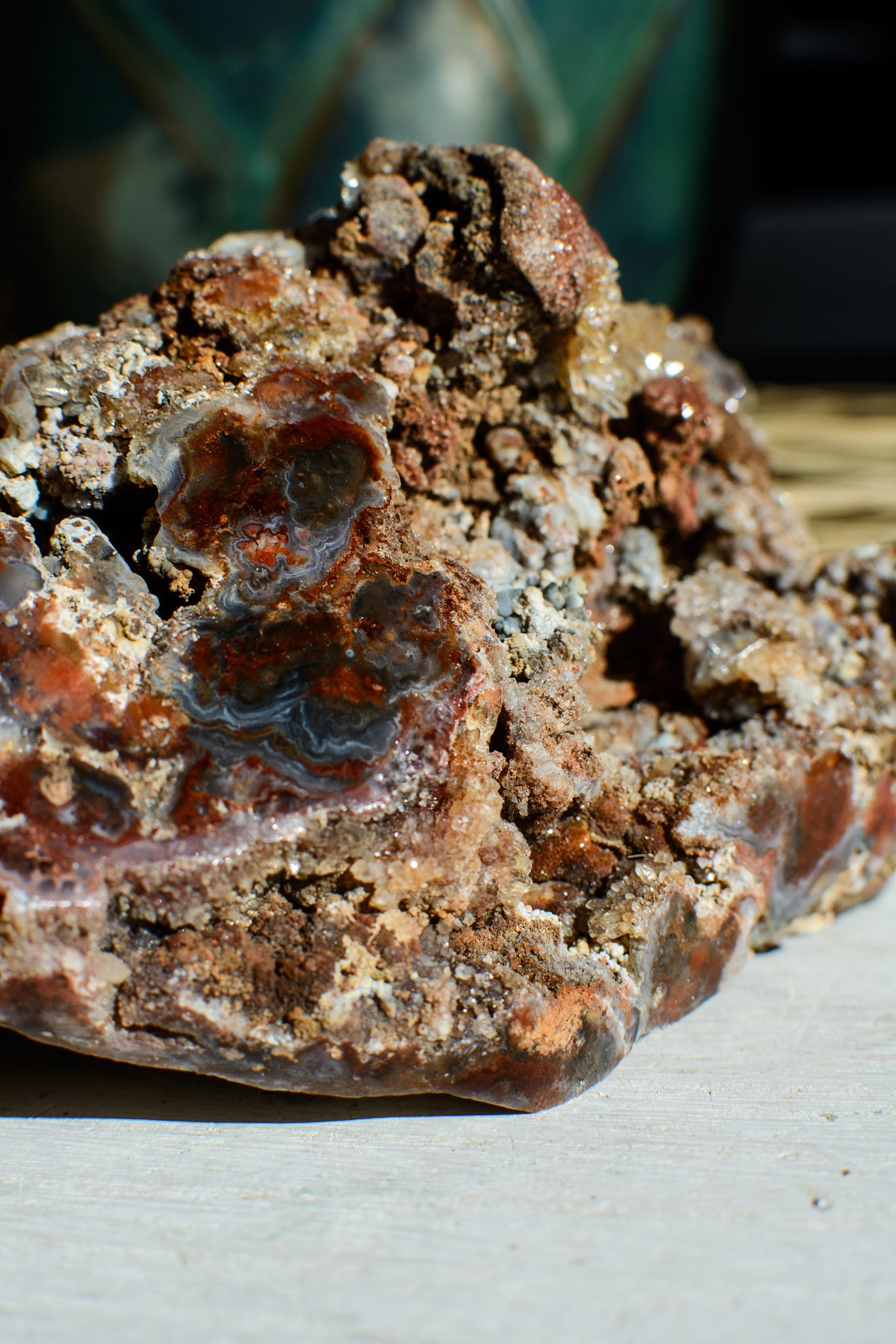 Druzy Agate Organic Shaped Geode | Surry Hills Stones