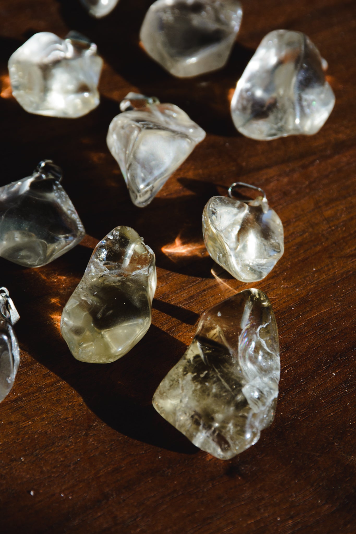 Natural Citrine Pendants