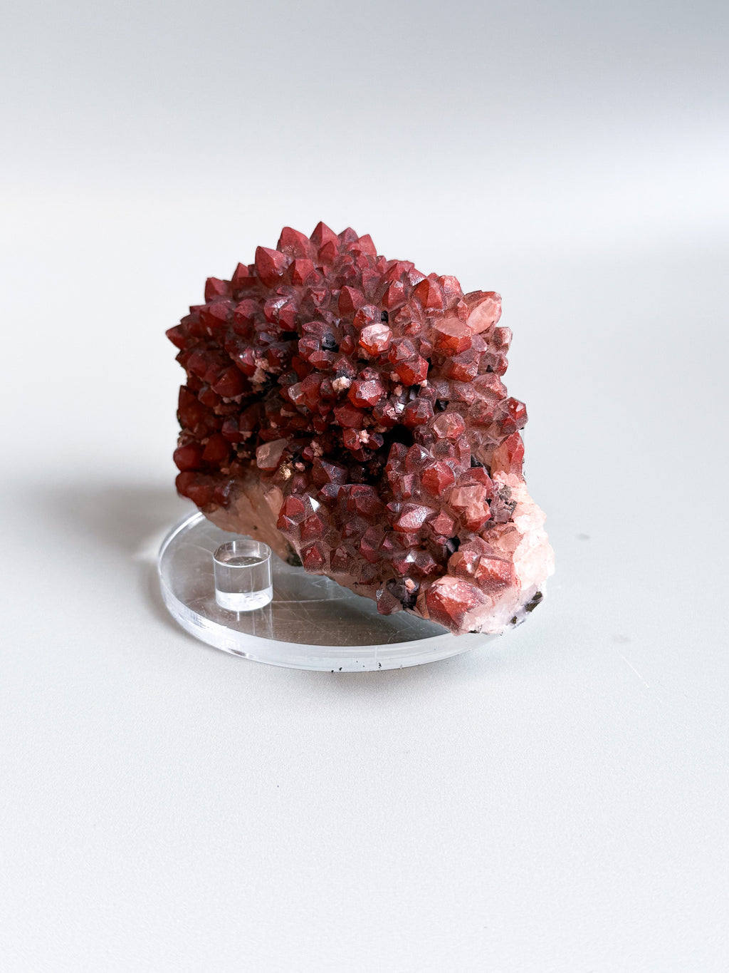 Red Quartz, Dolomite, Pyrite