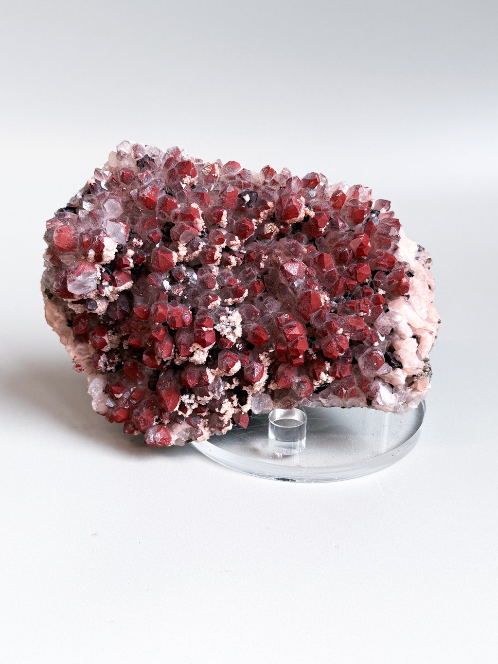 Red Quartz, Dolomite, Pyrite