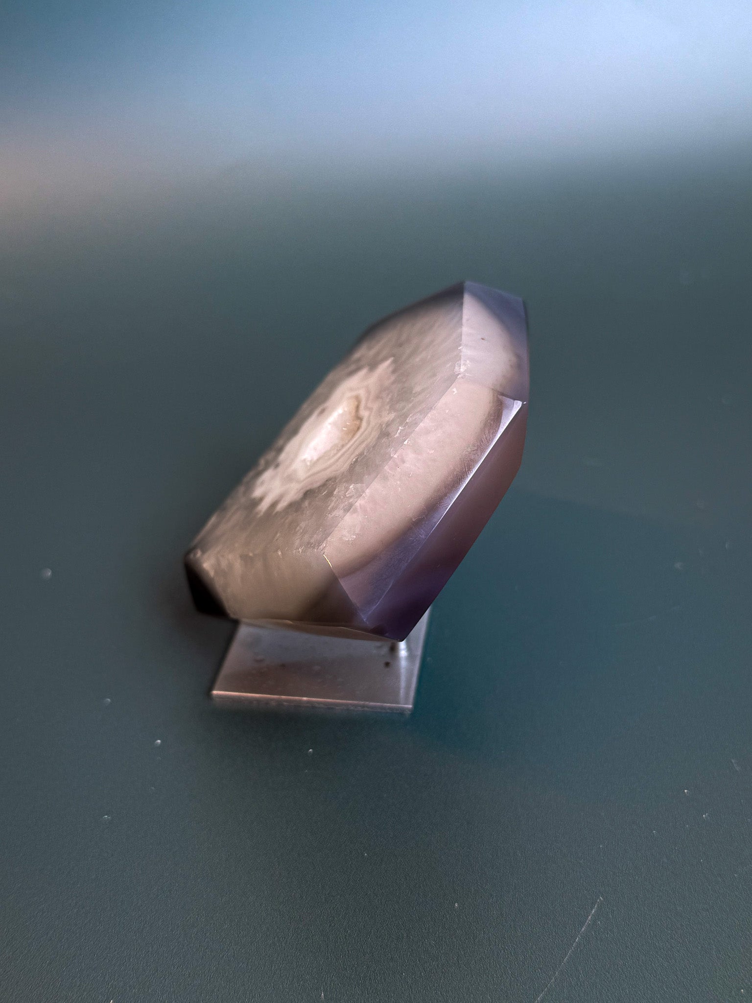 .Agate Diamond on Custom Base