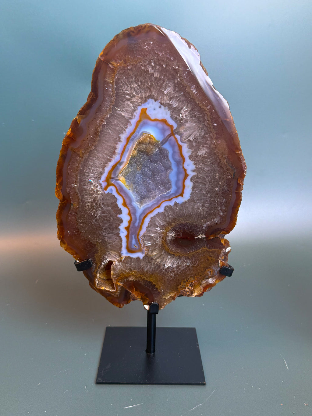 Agate Slab on Custom Base