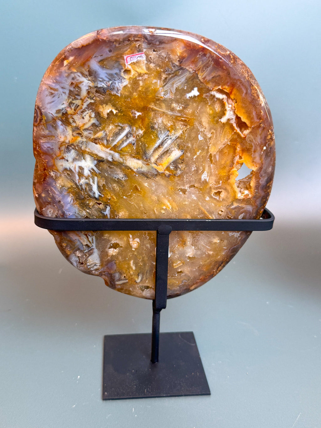 Agate Slab on Custom Base