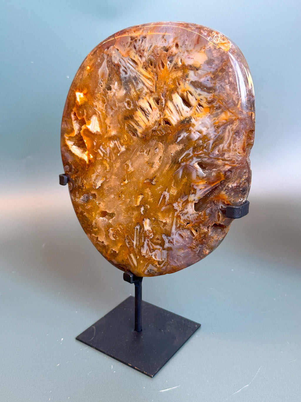 Agate Slab on Custom Base