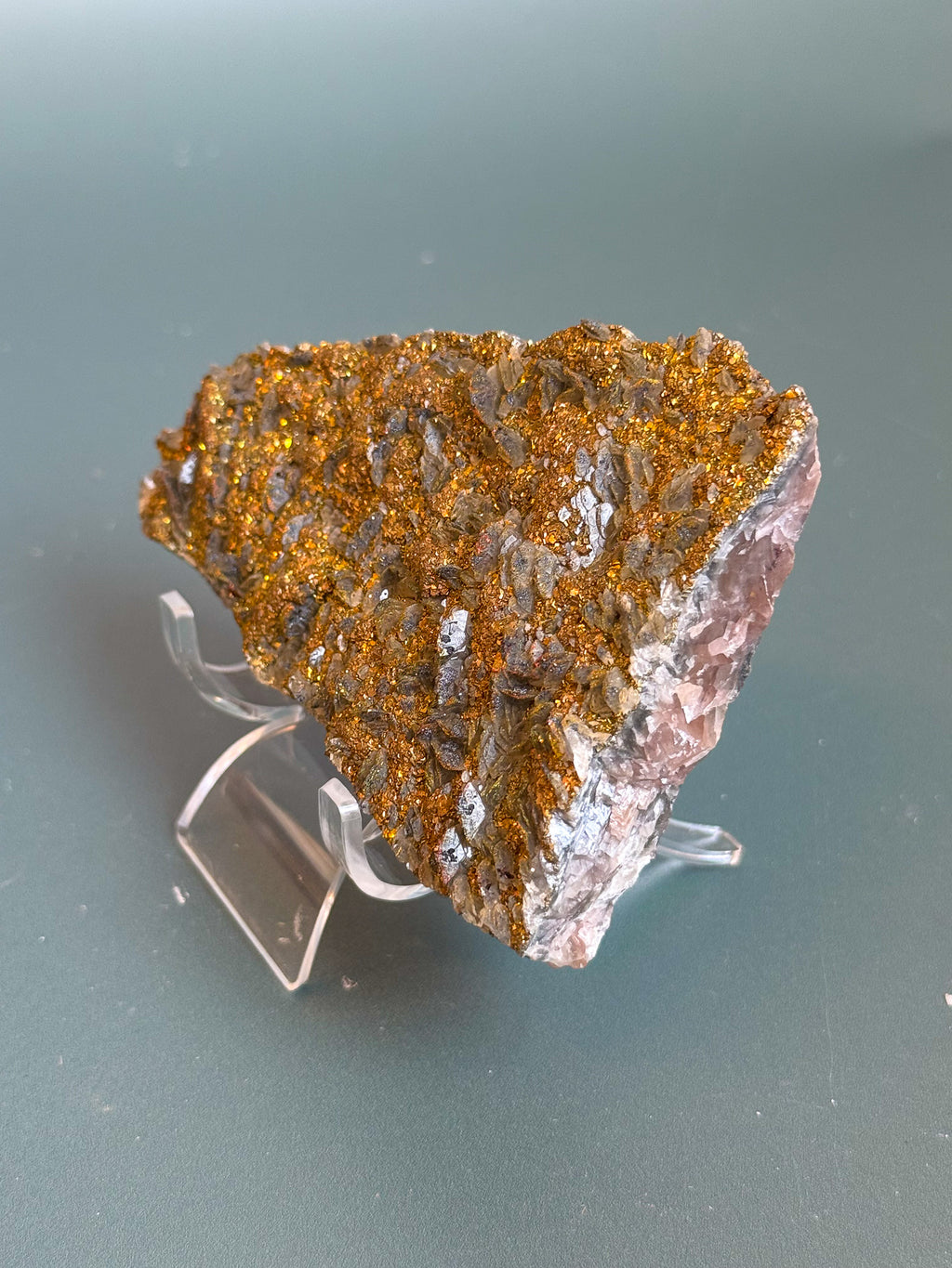 Calcite with Chalcopyrite