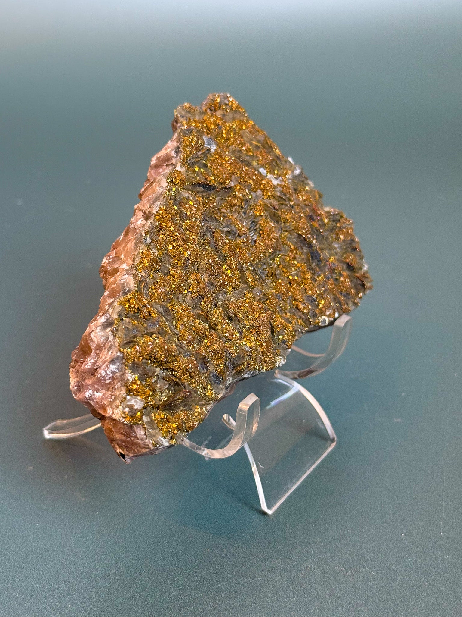 Calcite with Chalcopyrite