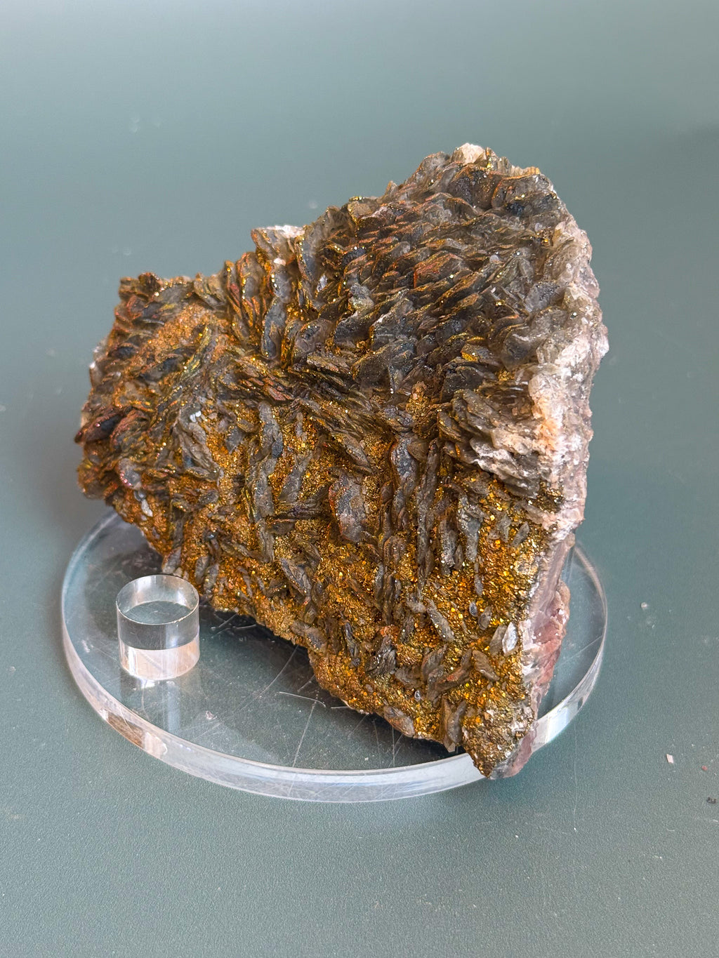Calcite with Chalcopyrite