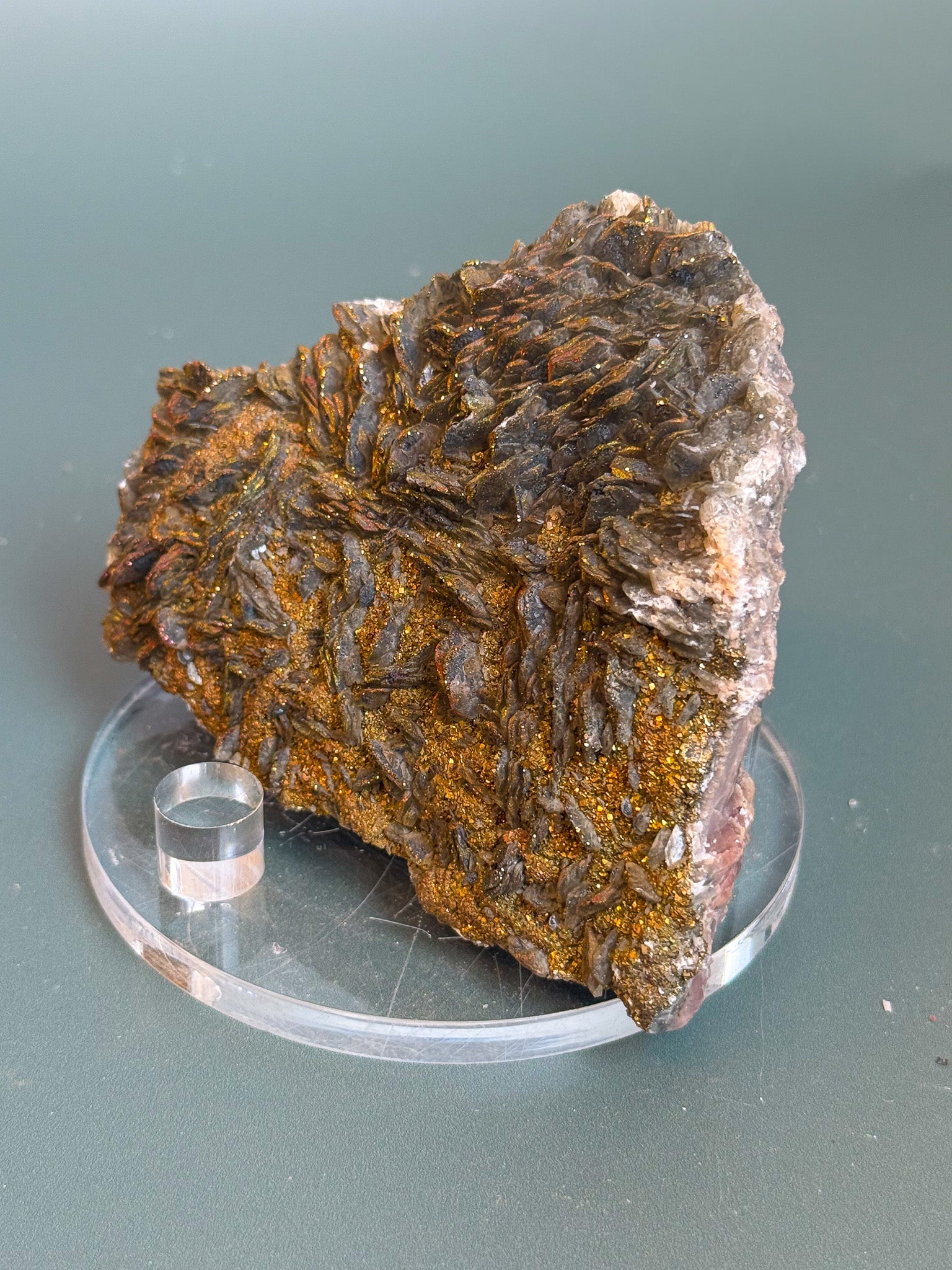 Calcite with Chalcopyrite