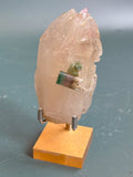 Watermelon Tourmaline on Citrine