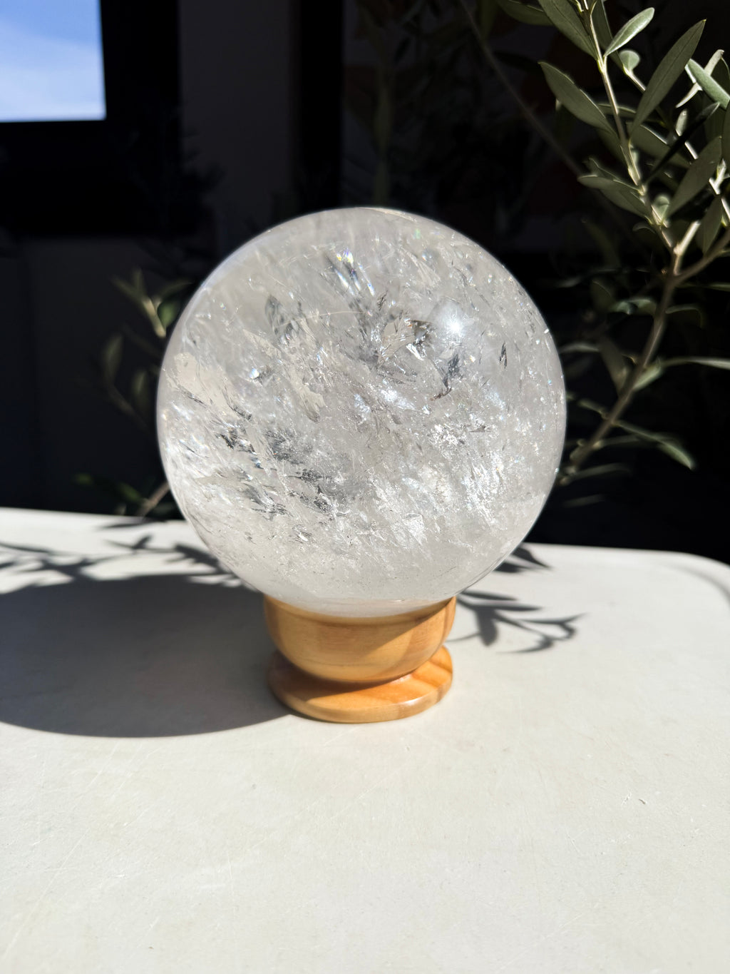 Giant Lemurian Quartz Sphere
