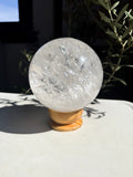 Giant Lemurian Quartz Sphere