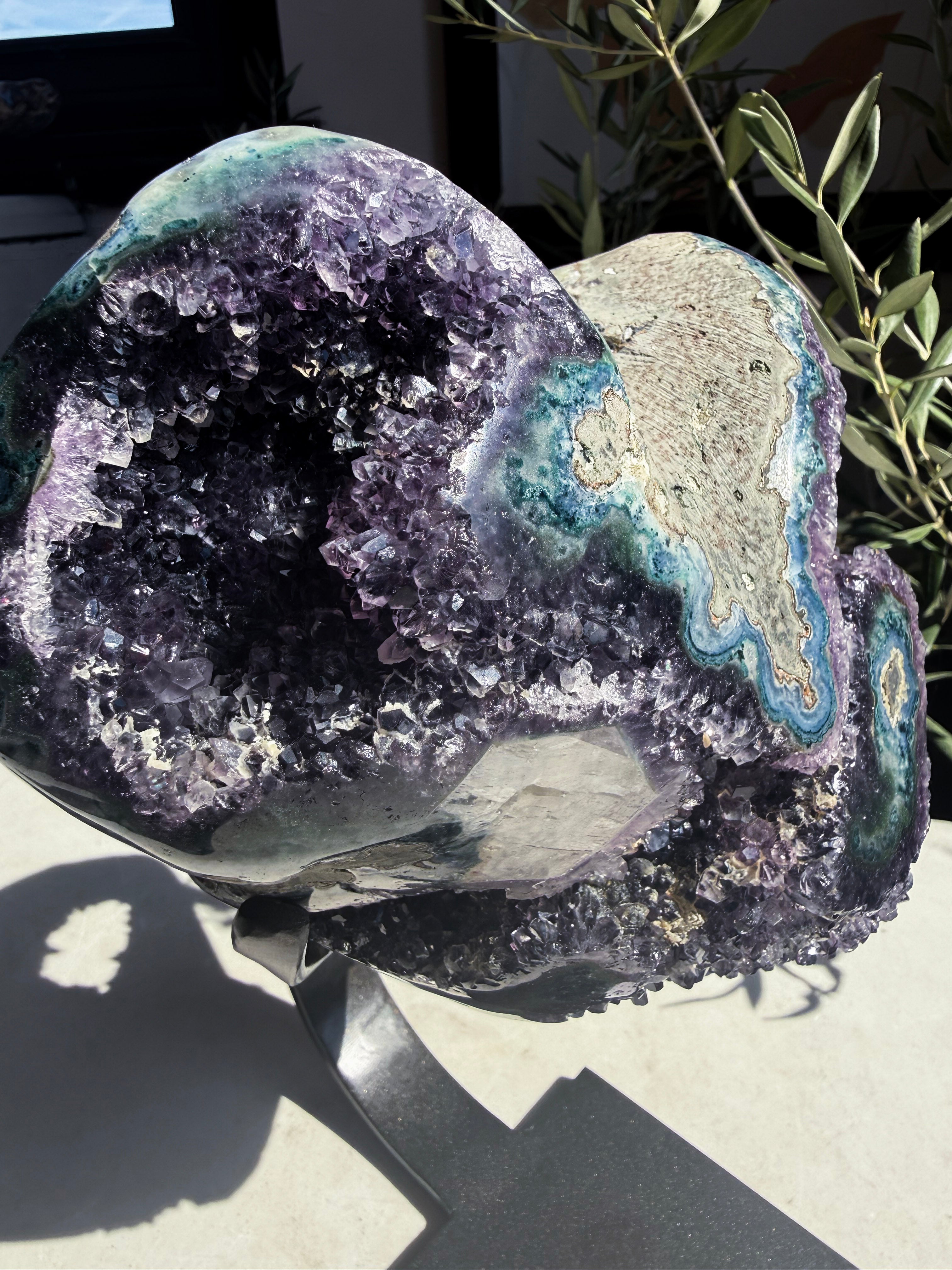 Purple Amethyst and Green Agate Artigas