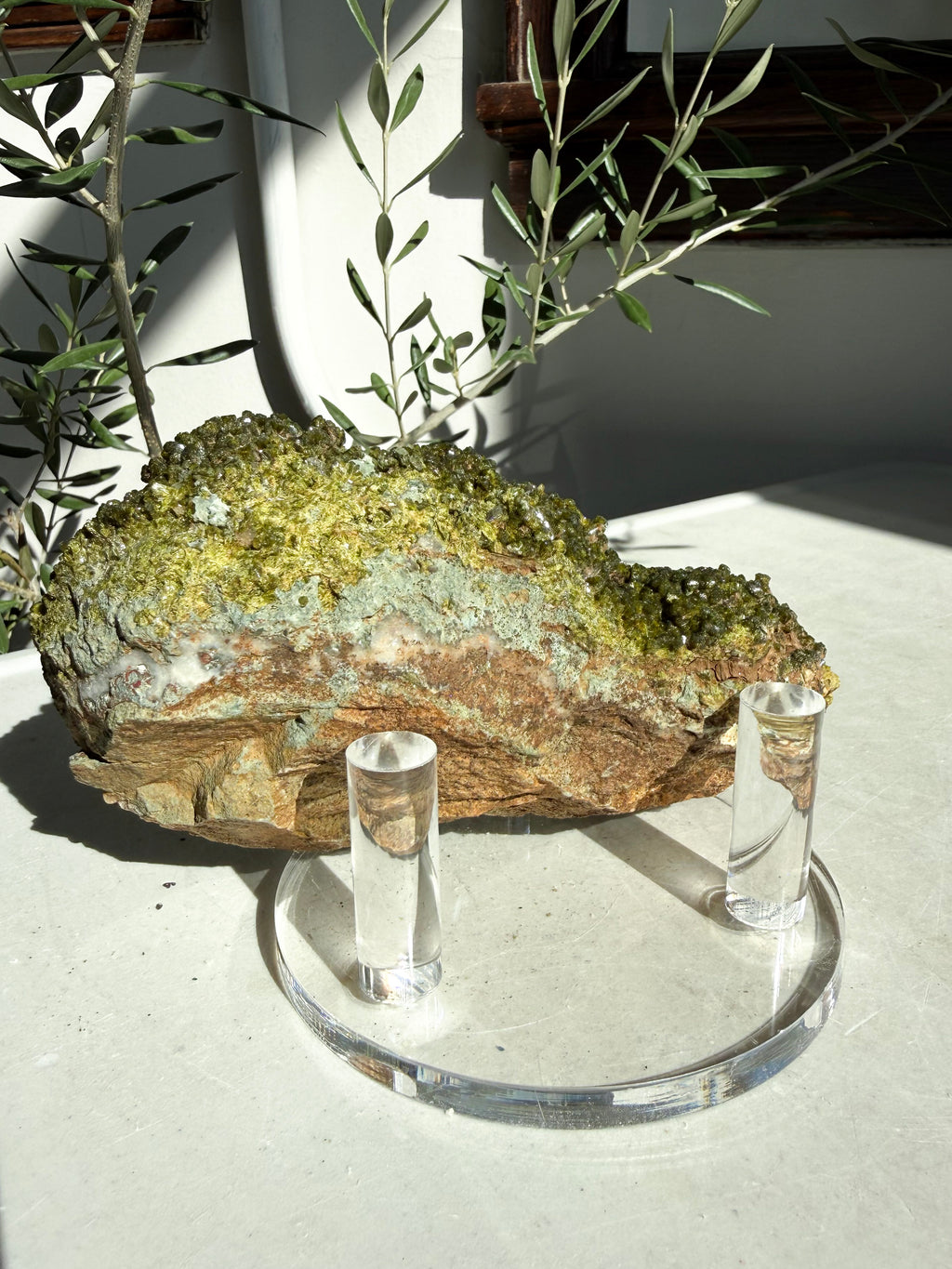 Epidote and Quartz