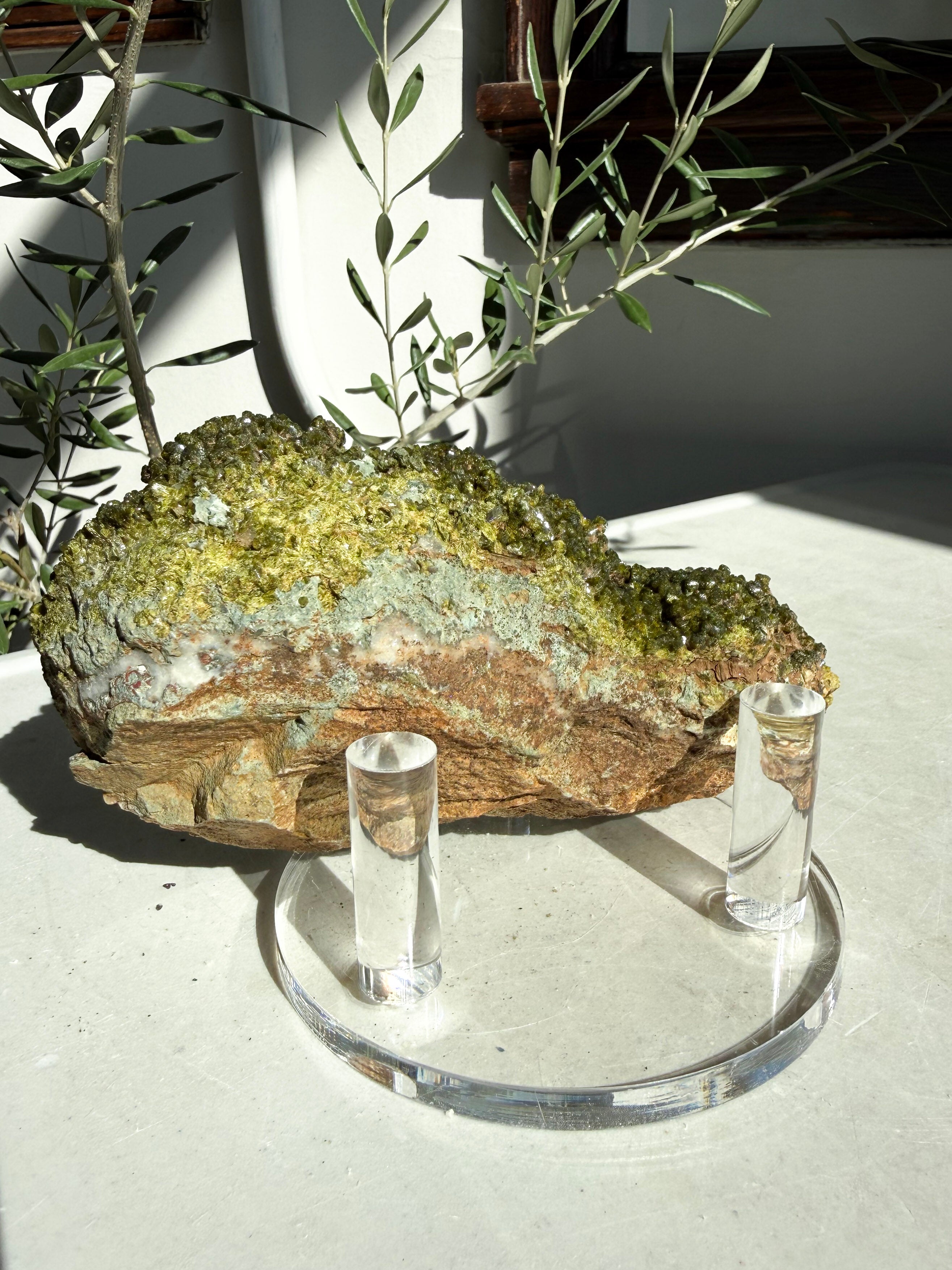 Epidote and Quartz