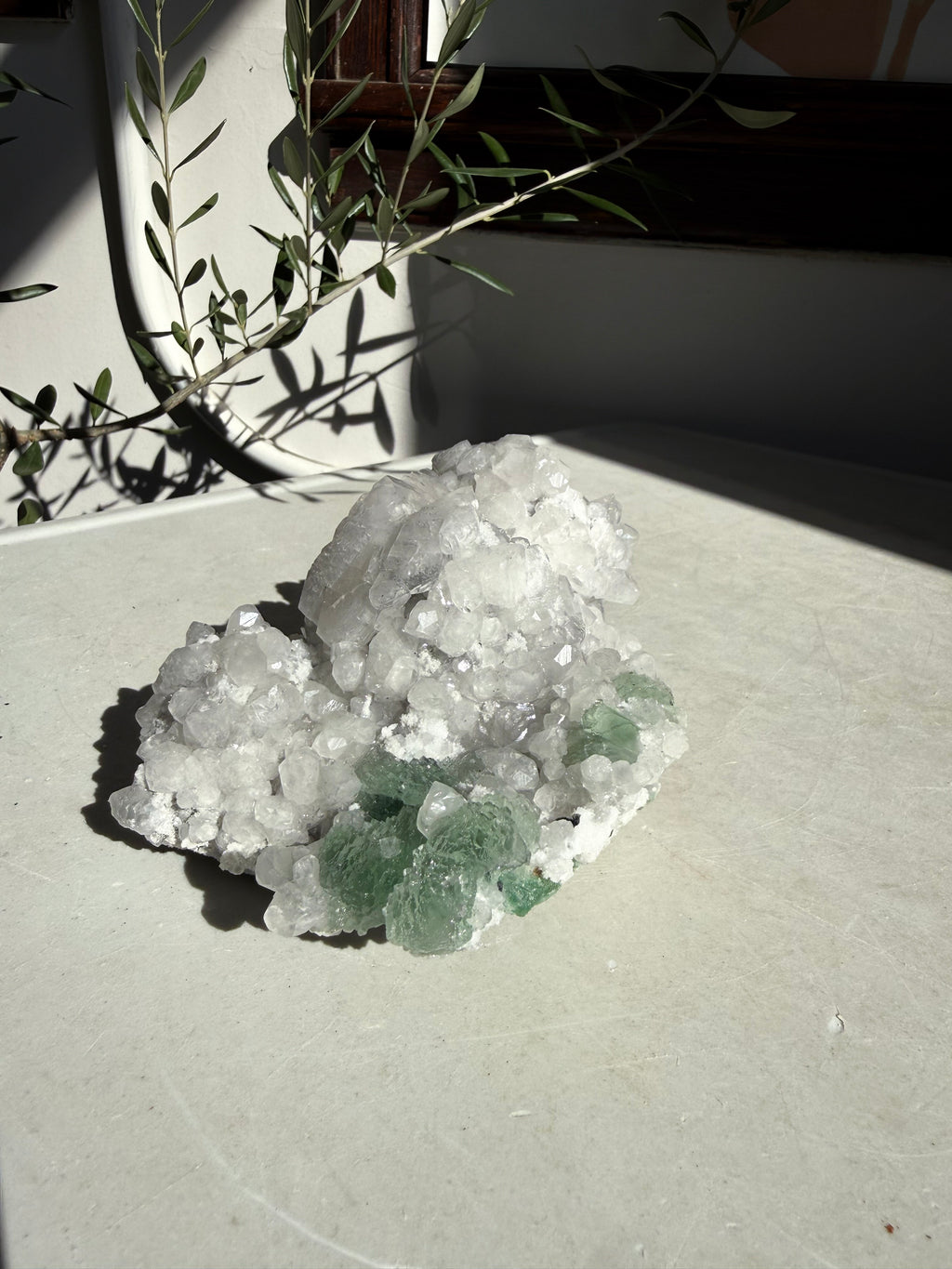 Calcite and Fluorite
