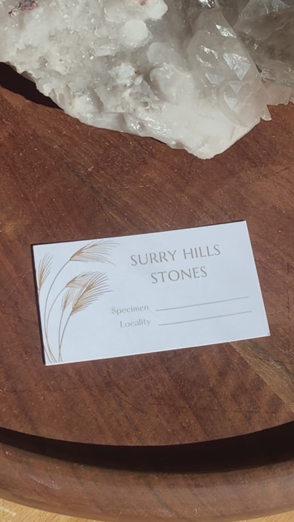 Quartz Statement Piece with MANY Inclusions | Surry Hills Stones