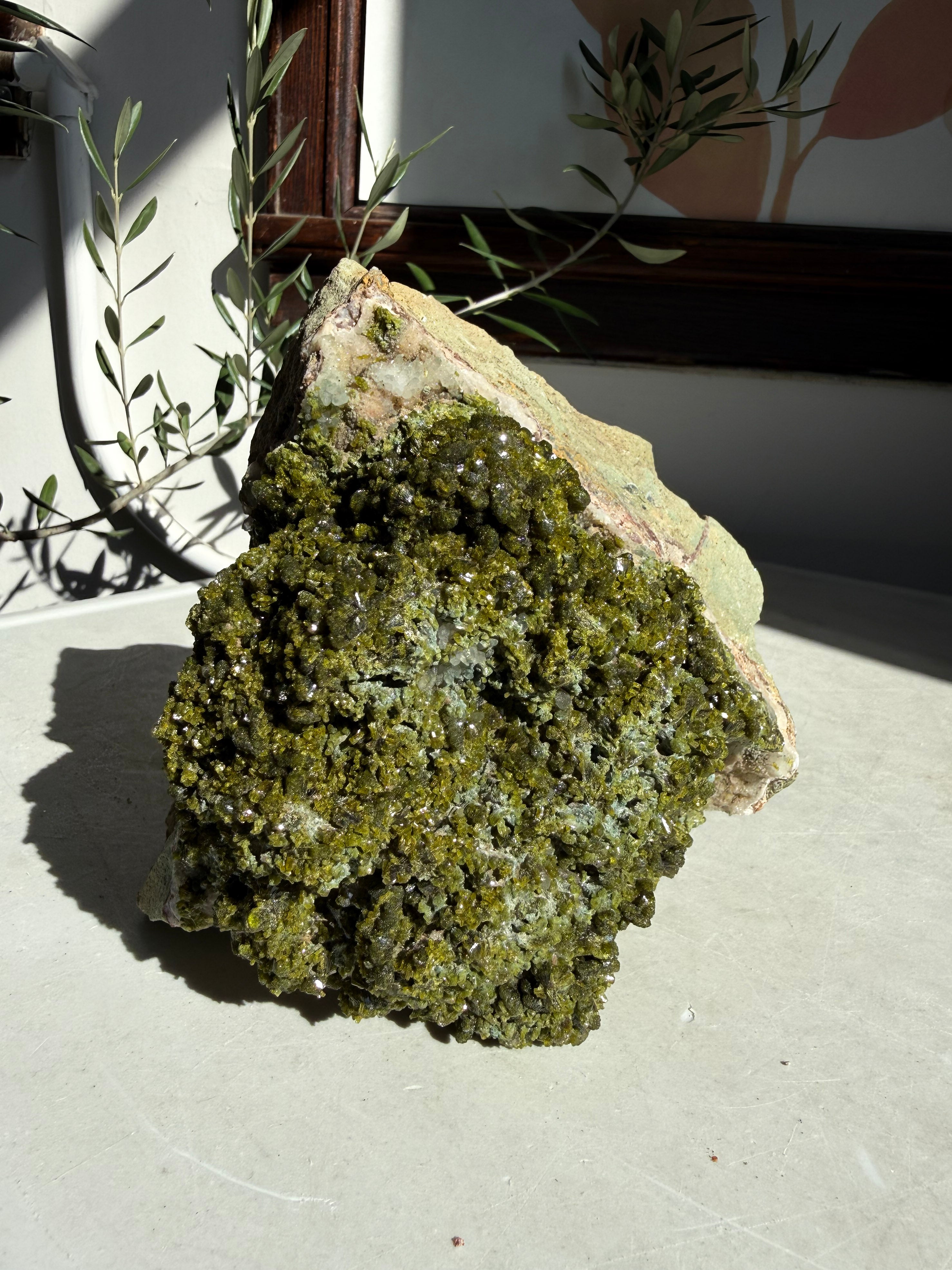 Epidote and Quartz